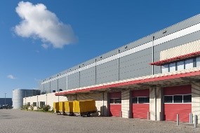 mold testing Photograph of warehouse.