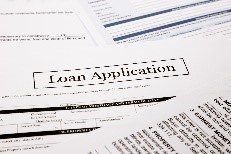 mold testing Paperwork for a loan application photograph