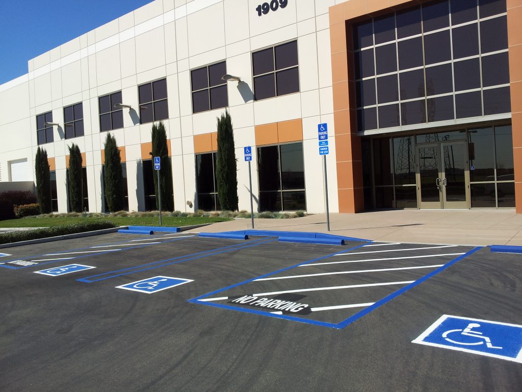 ADA Parking Restriping Lot to ADA Standards ADA Inspection ADA