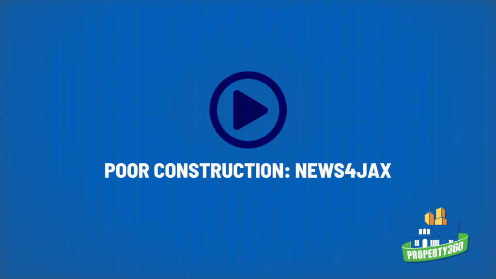 News4Jax Segment About Fairway Oaks Poor Construction