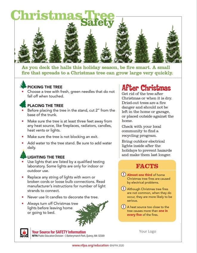 Christmas Tree Safety with the NFPA